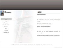Tablet Screenshot of muizelmolen.be